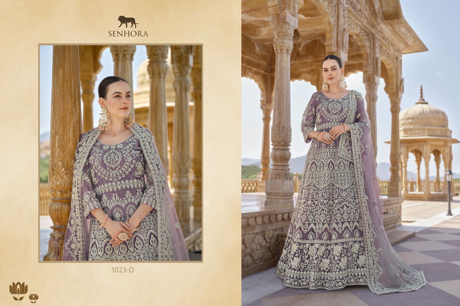 Twisha By Senhora 3023 A To D Heavy Anarkali Wedding Salwar Suits Wholesale Shop In Surat